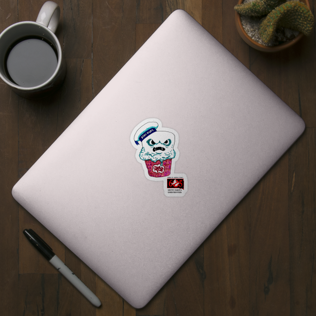 Angry Stay Puft Cupcake Steve Grace Design. by sdghostbusters